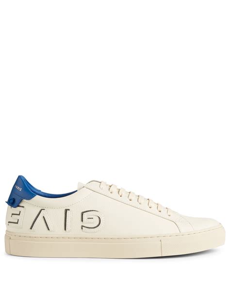 givenchy urban street leather and suede sneakers